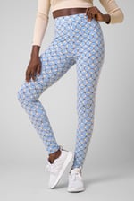 Womens Geometric Print Legging