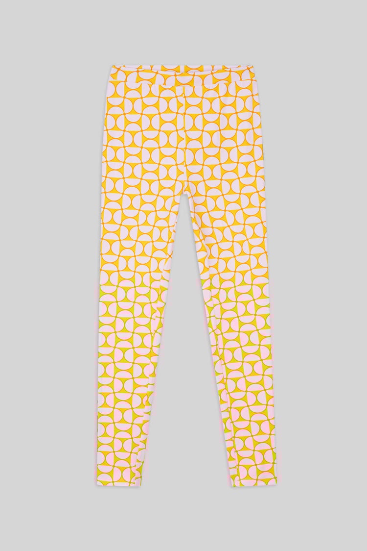 Womens Geometric Print Legging