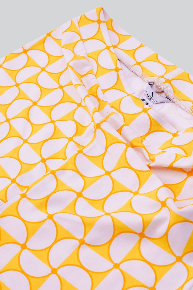 Womens Geometric Print Legging