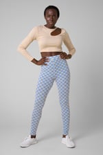 Womens Geometric Print Legging