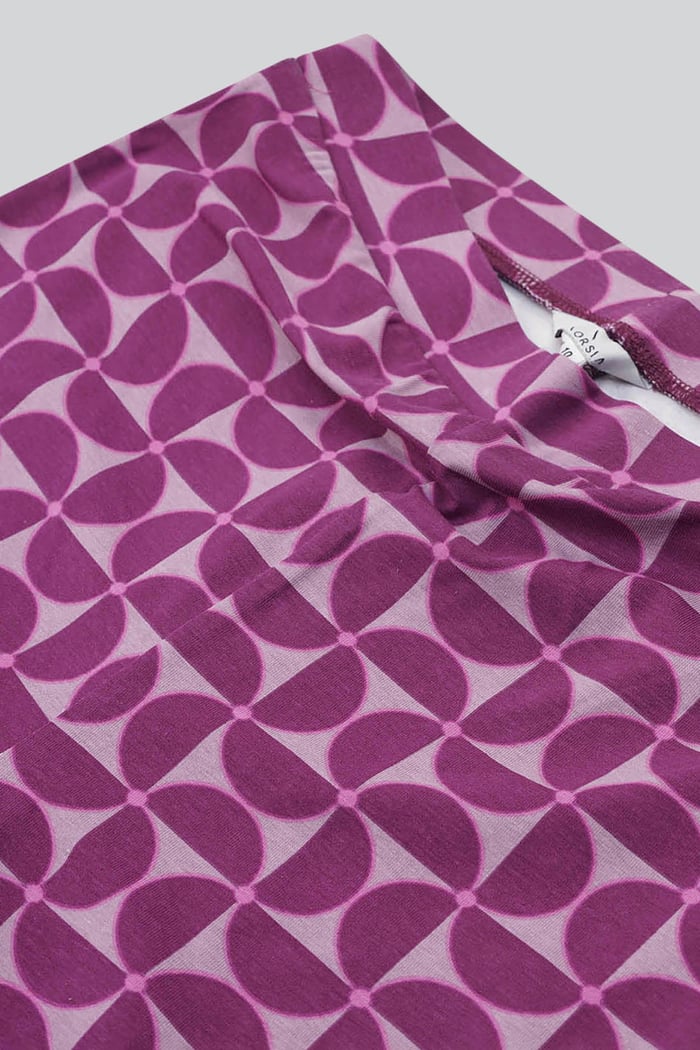 Womens Geometric Print Legging