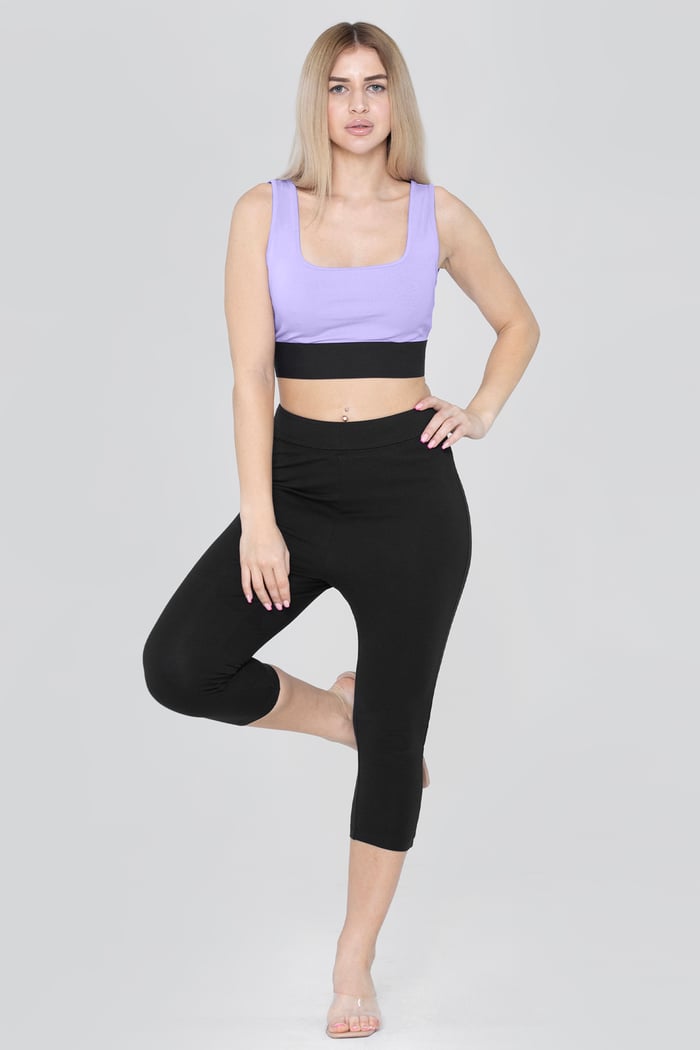 Stretchy Cropped Leggings