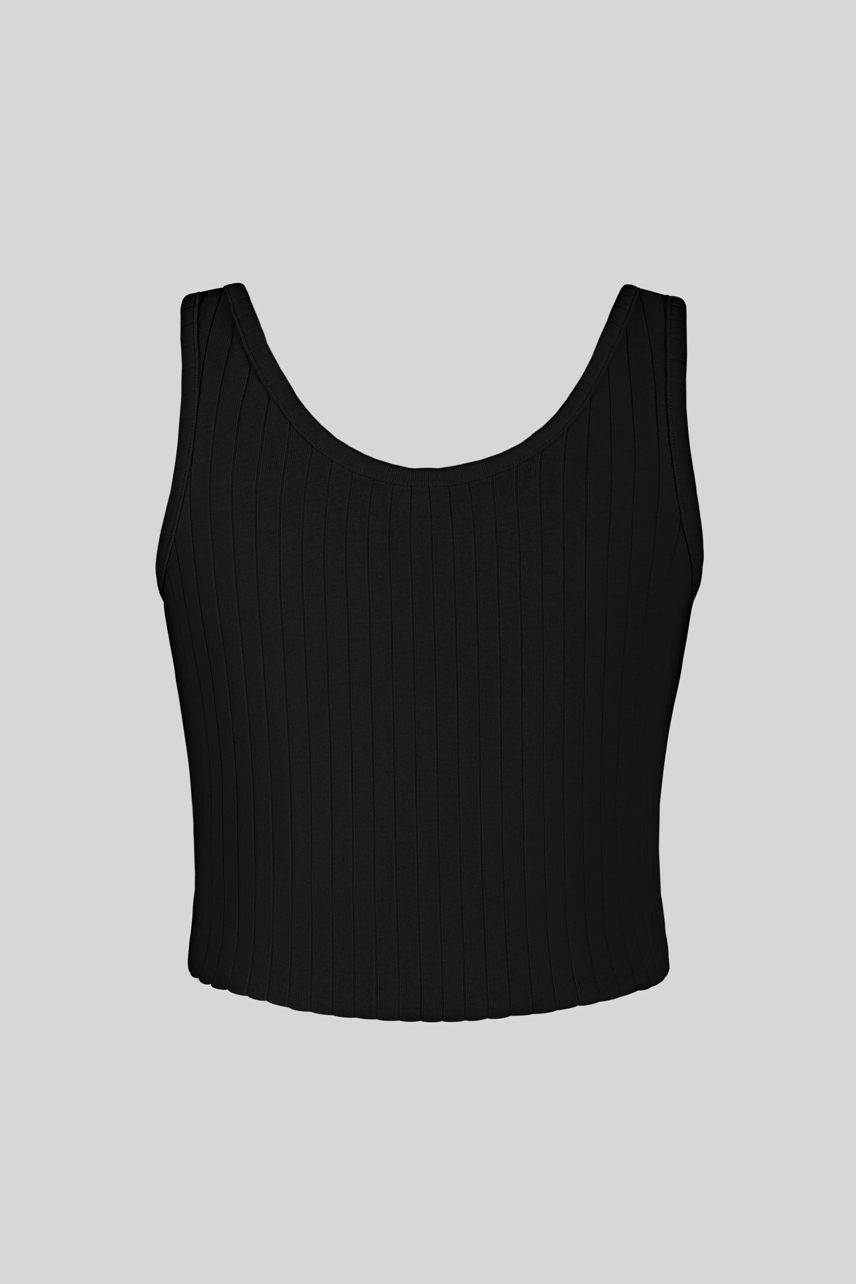 Ribbed Front Button Tank Top