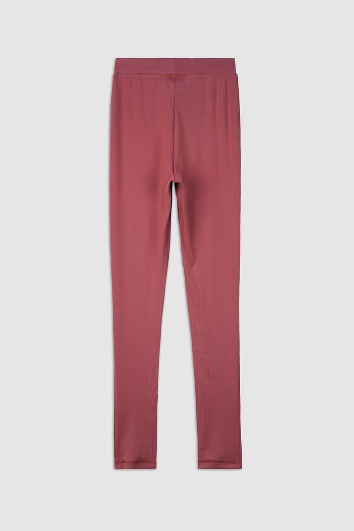 Womens High Waist Ribbed Leggings