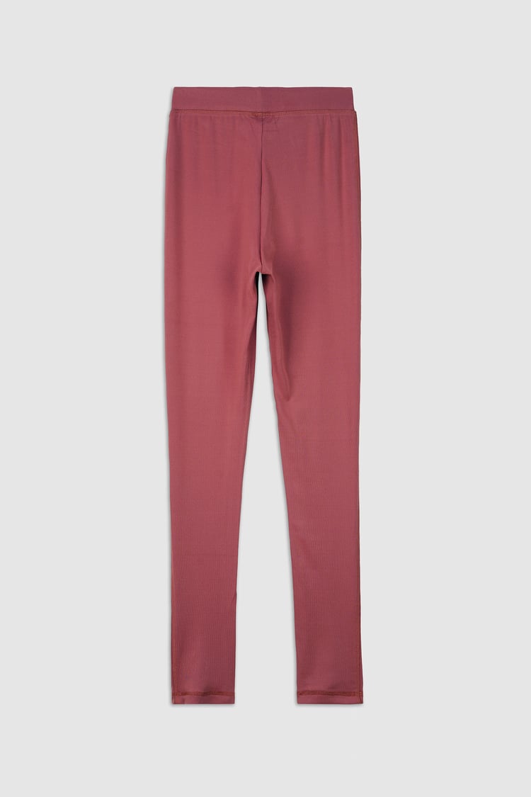 Womens High Waist Ribbed Leggings