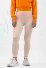 Womens High Waist Ribbed Leggings