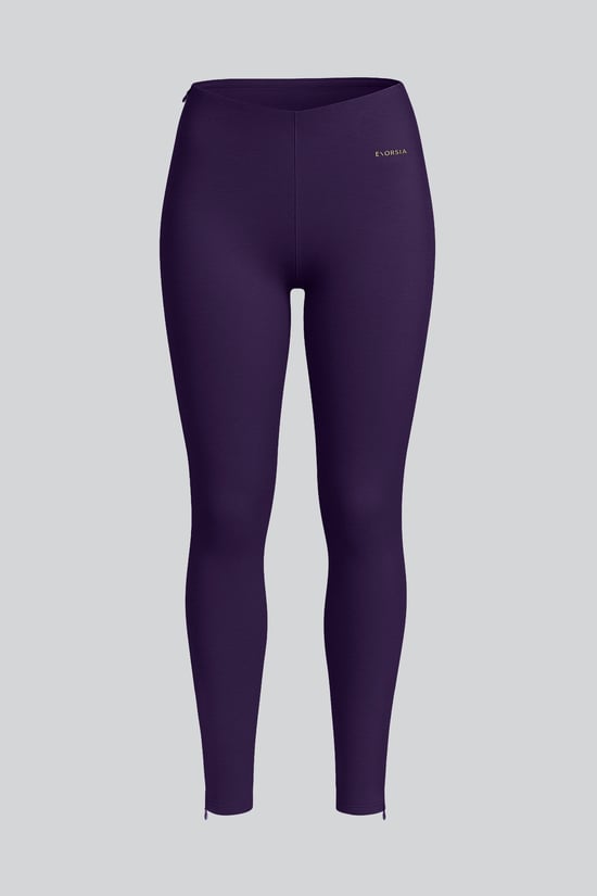 Womens Zip Hem Leggings