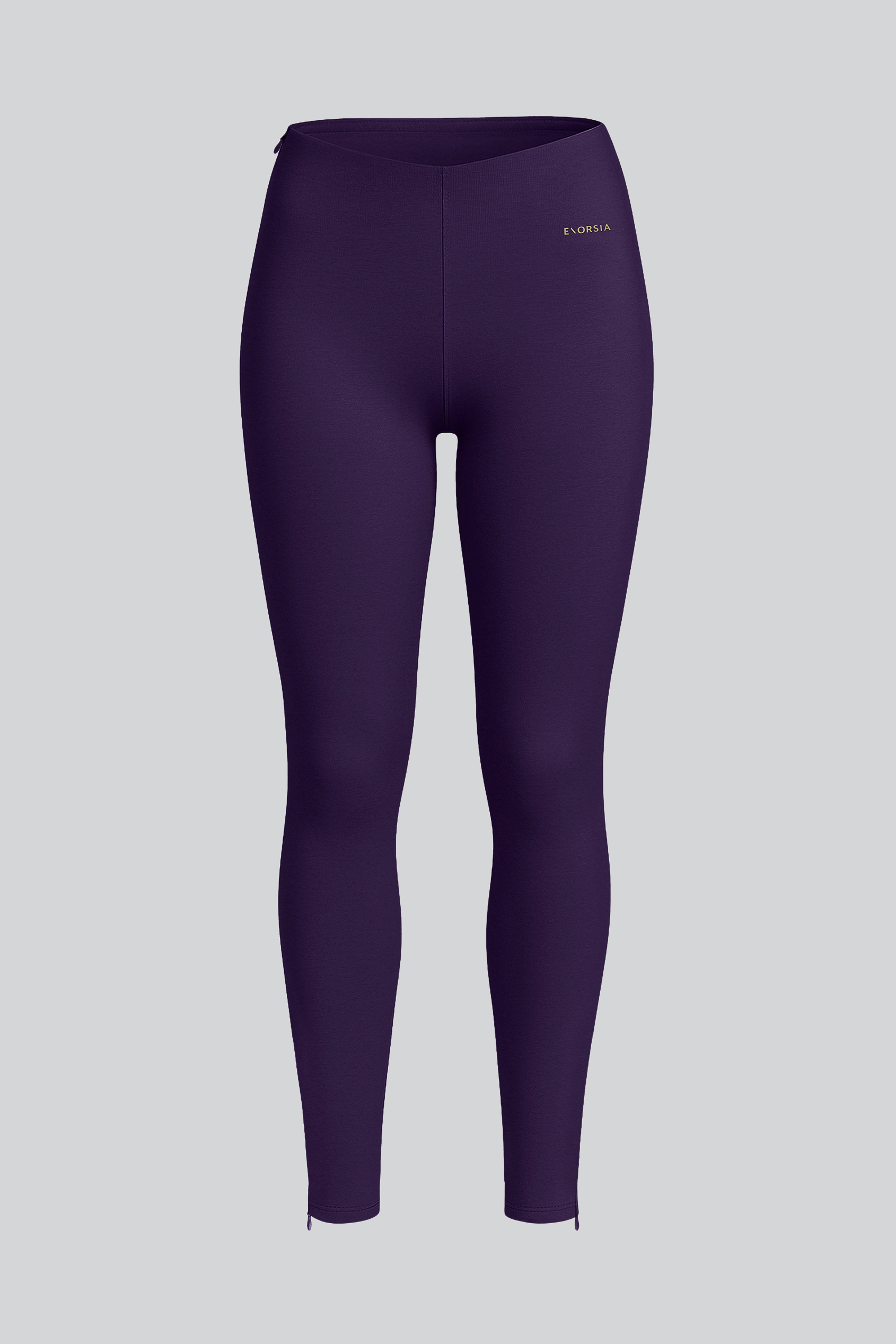 Womens Zip Hem Leggings