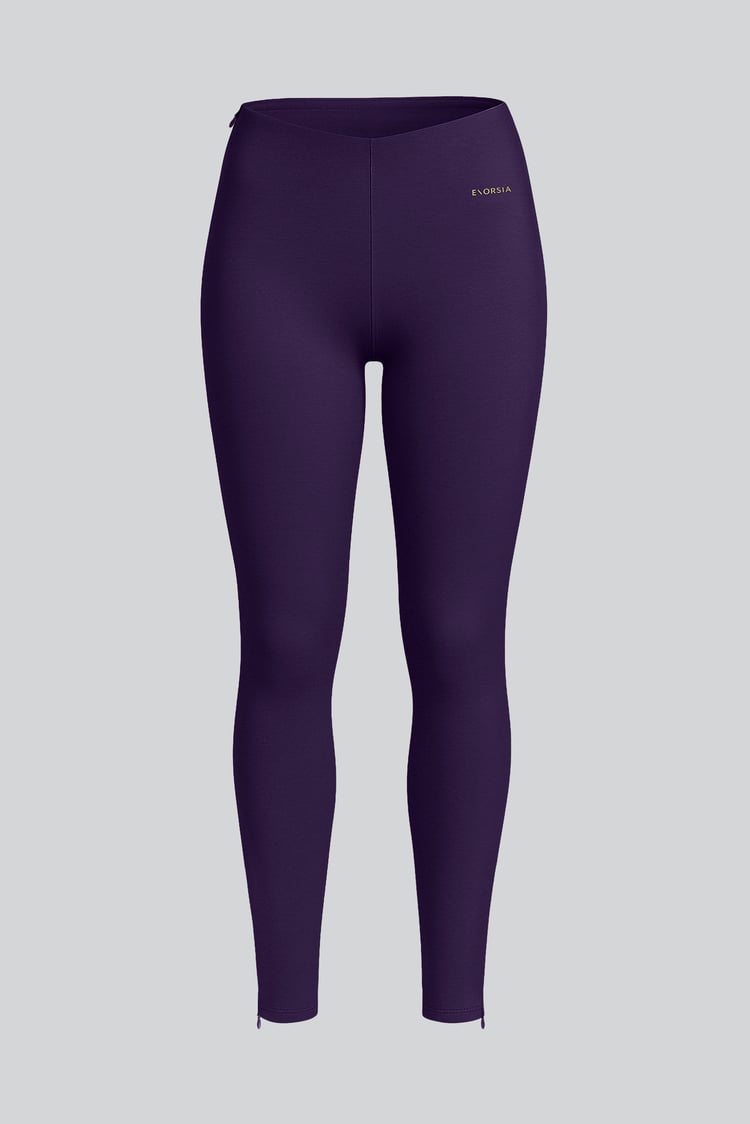 Womens Zip Hem Leggings