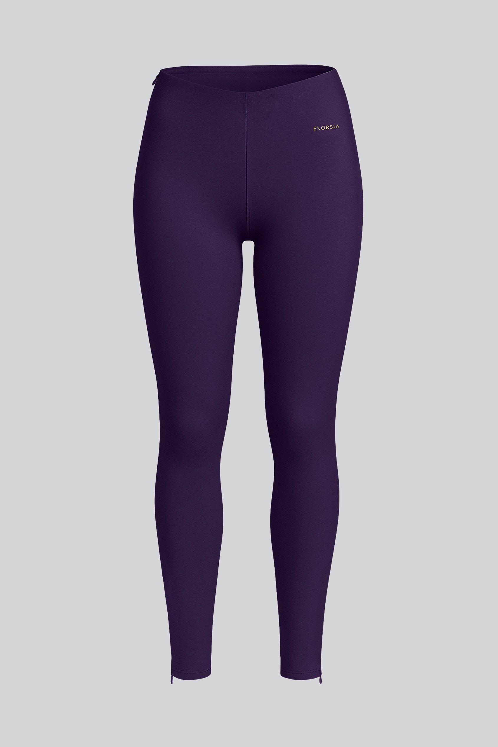 Womens Zip Hem Leggings