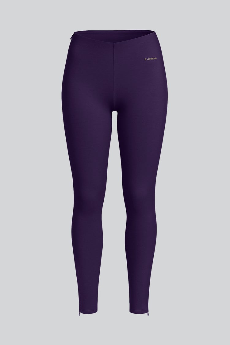 Womens Zip Hem Leggings