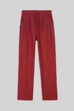 Womens Herringbone Wide Leg Trouser