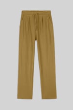 Womens Herringbone Wide Leg Trouser