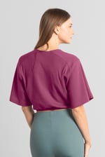 Women Knot Details V-Neck Bell Sleeve Top