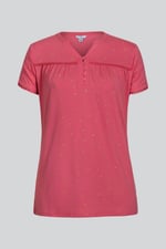 Golden Printed cap sleeve Jersey tops