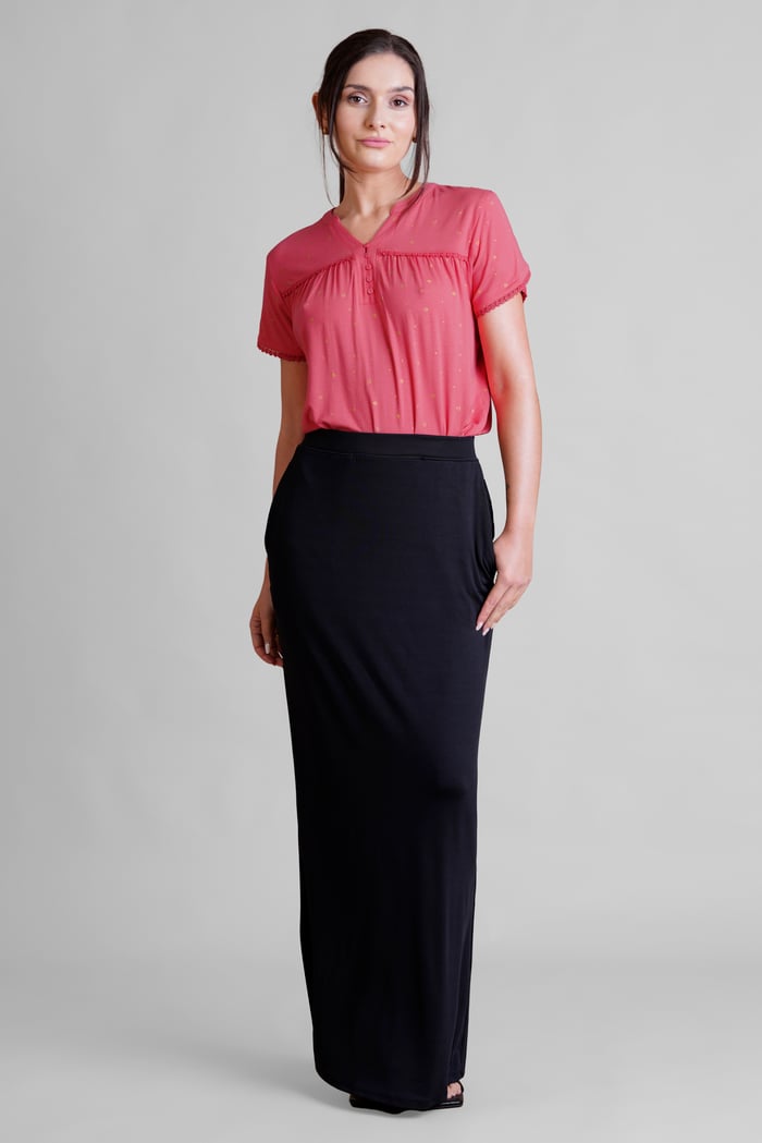 Golden Printed cap sleeve Jersey tops