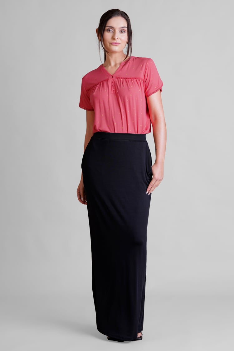 Golden Printed cap sleeve Jersey tops