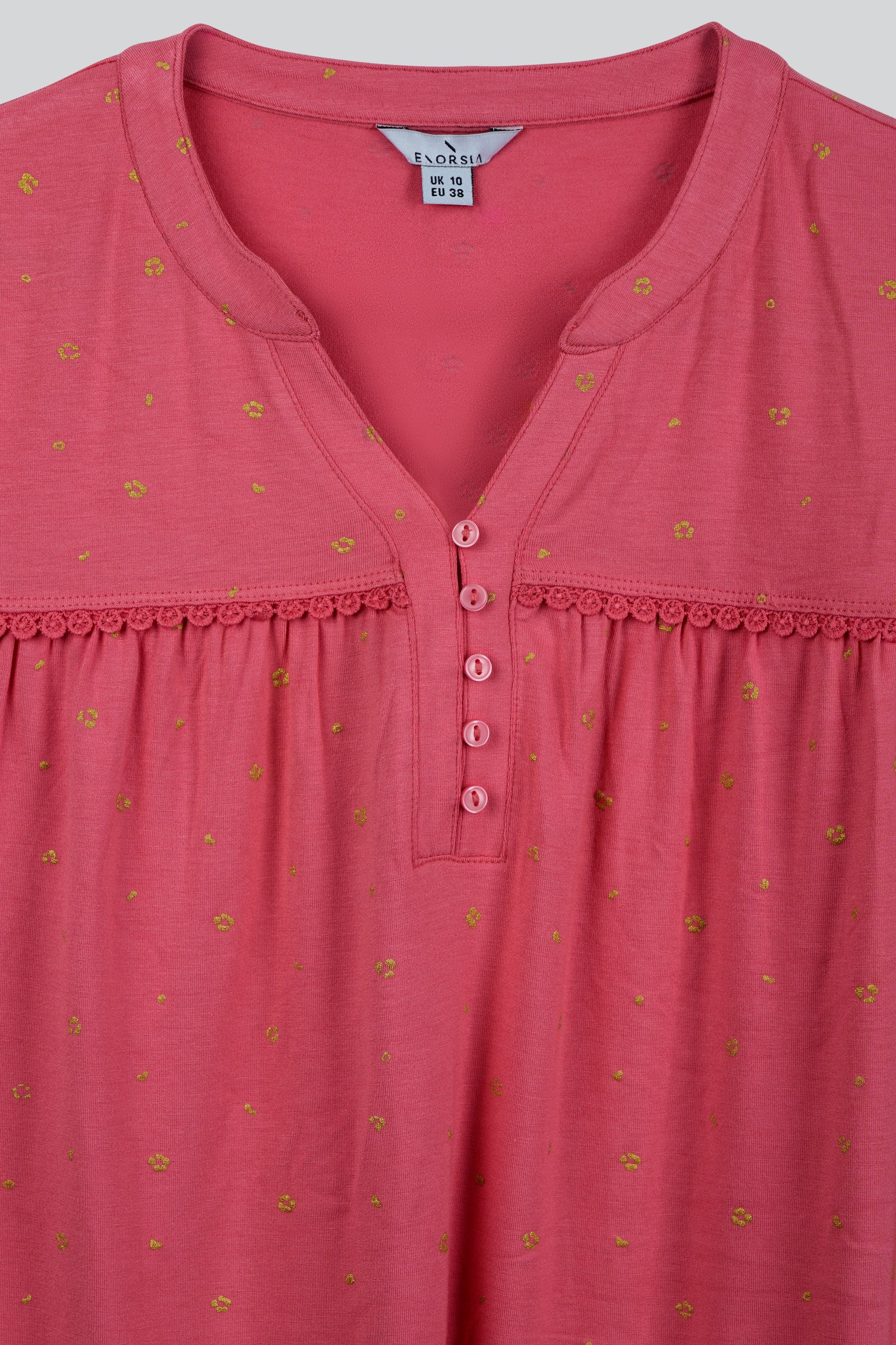 Golden Printed cap sleeve Jersey tops