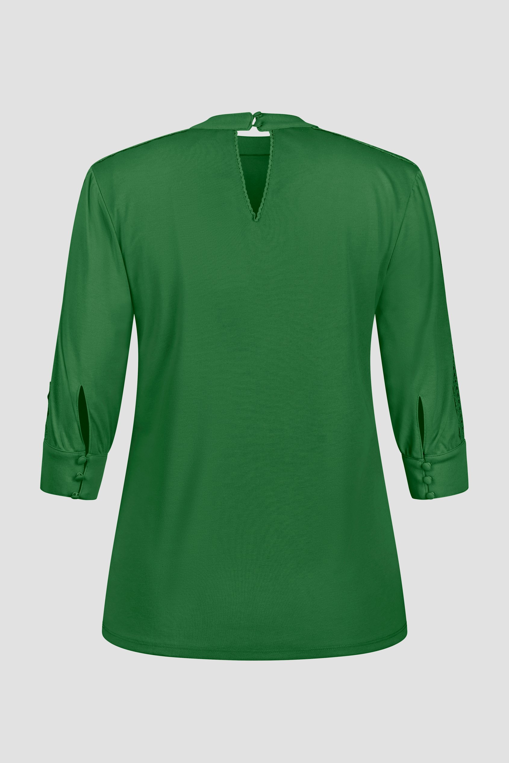 Women's Lace Detailed Three-Quarter Sleeve Tops