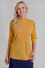 Women's Lace Detailed Three-Quarter Sleeve Tops