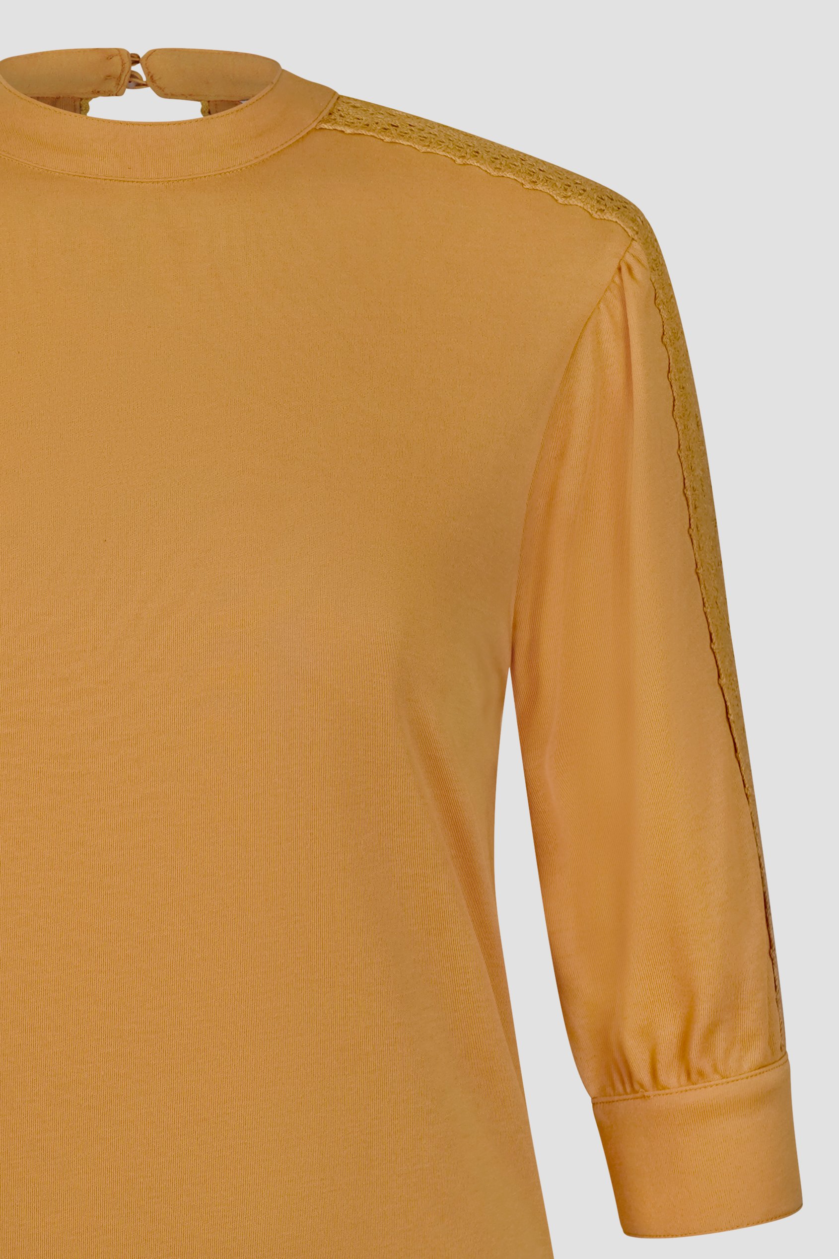 Women's Lace Detailed Three-Quarter Sleeve Tops