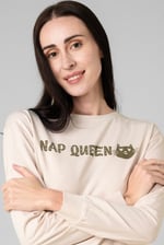 Womens Nap Queen Printed Nightwear Set
