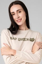 Womens Nap Queen Printed Nightwear Set