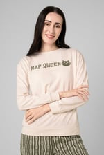 Womens Nap Queen Printed Nightwear Set