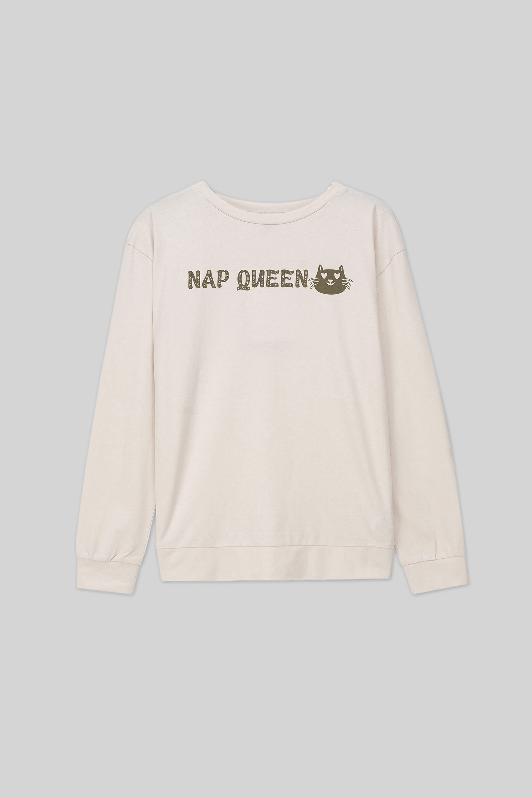 Womens Nap Queen Printed Nightwear Set