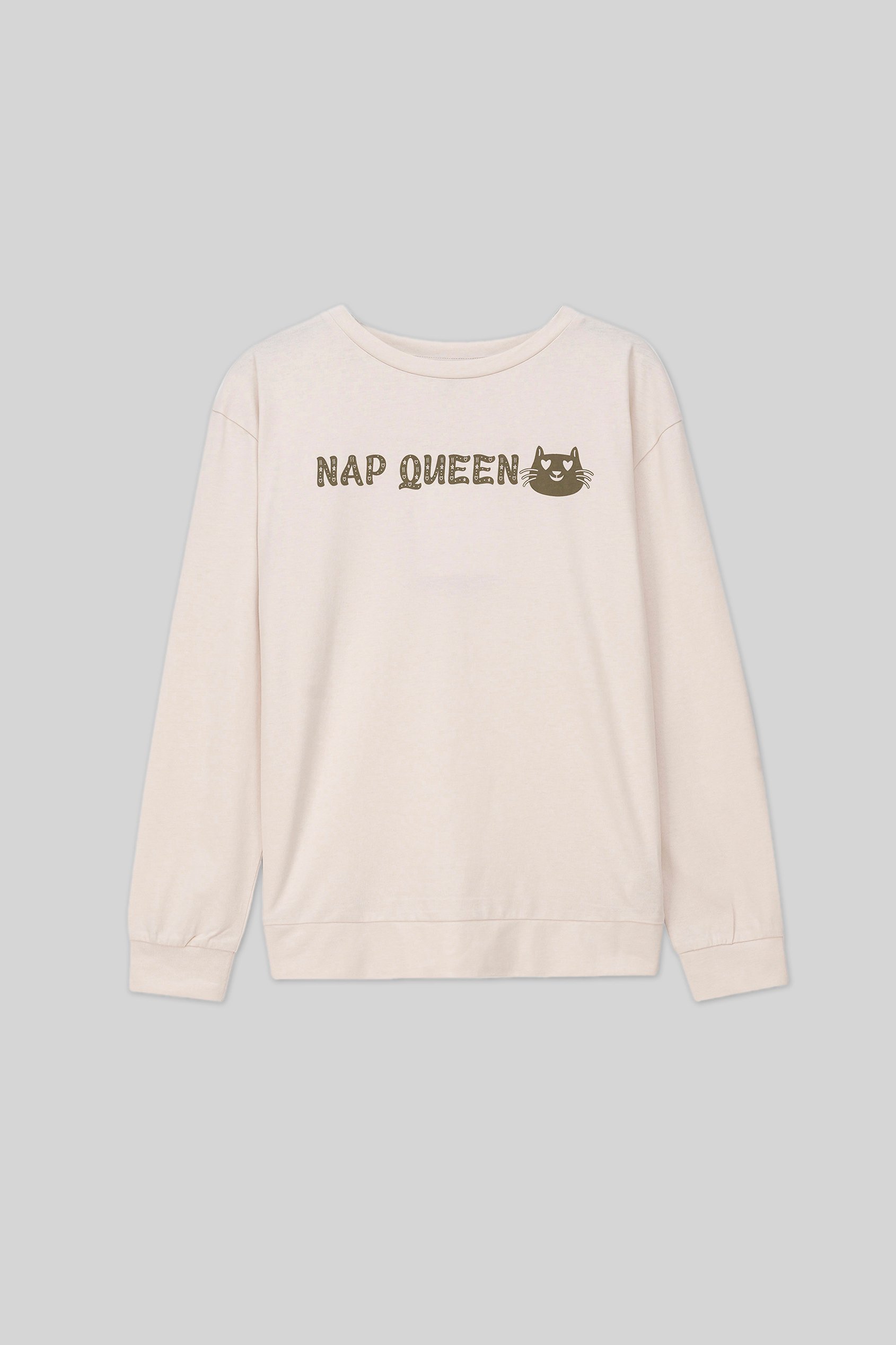 Womens Nap Queen Printed Nightwear Set