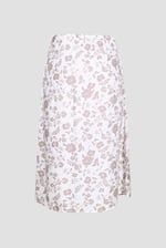 Womens Floral Print Midi Skirt