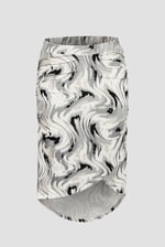 Womens Ruched Warp Midi Skirt