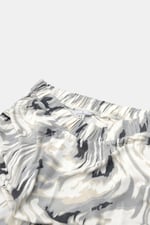 Womens Ruched Warp Midi Skirt