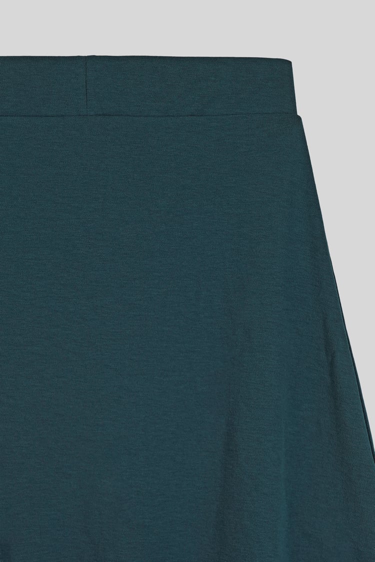 Classic Seam Detail Jersey Skirt