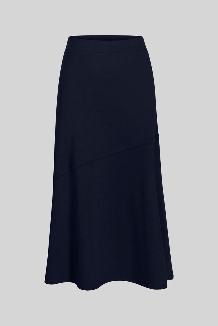 Classic Seam Detail Jersey Skirt