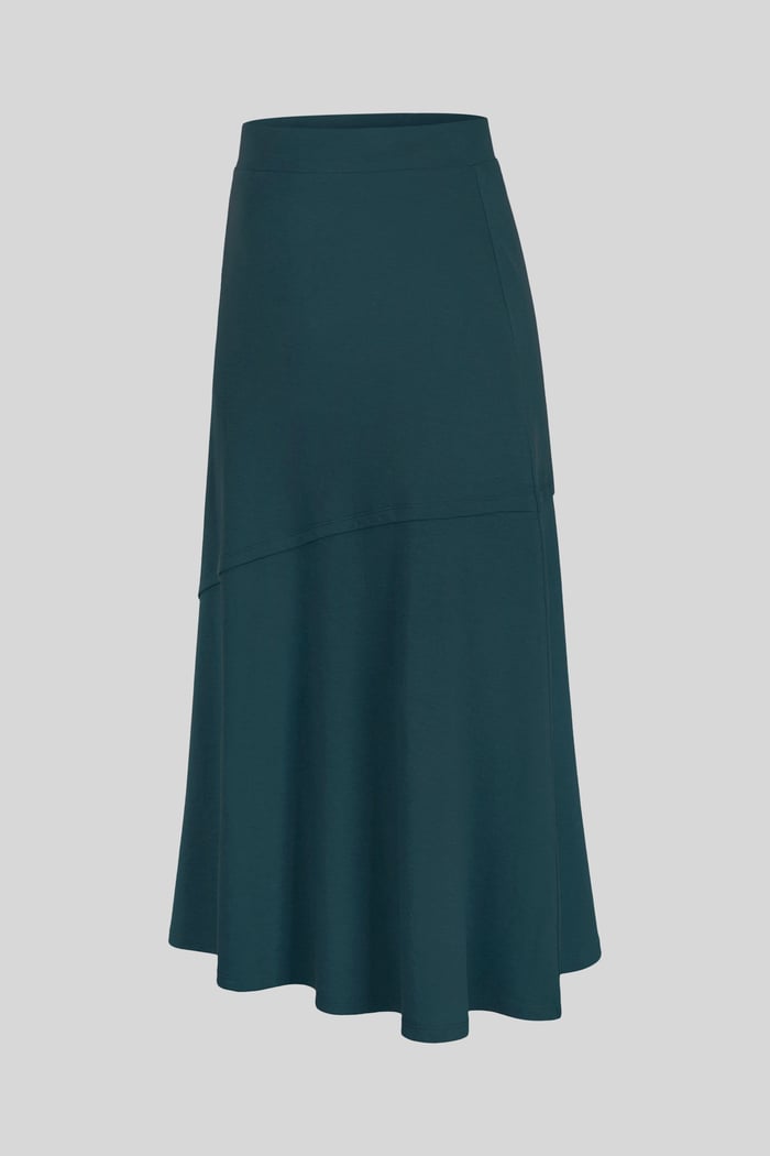 Classic Seam Detail Jersey Skirt