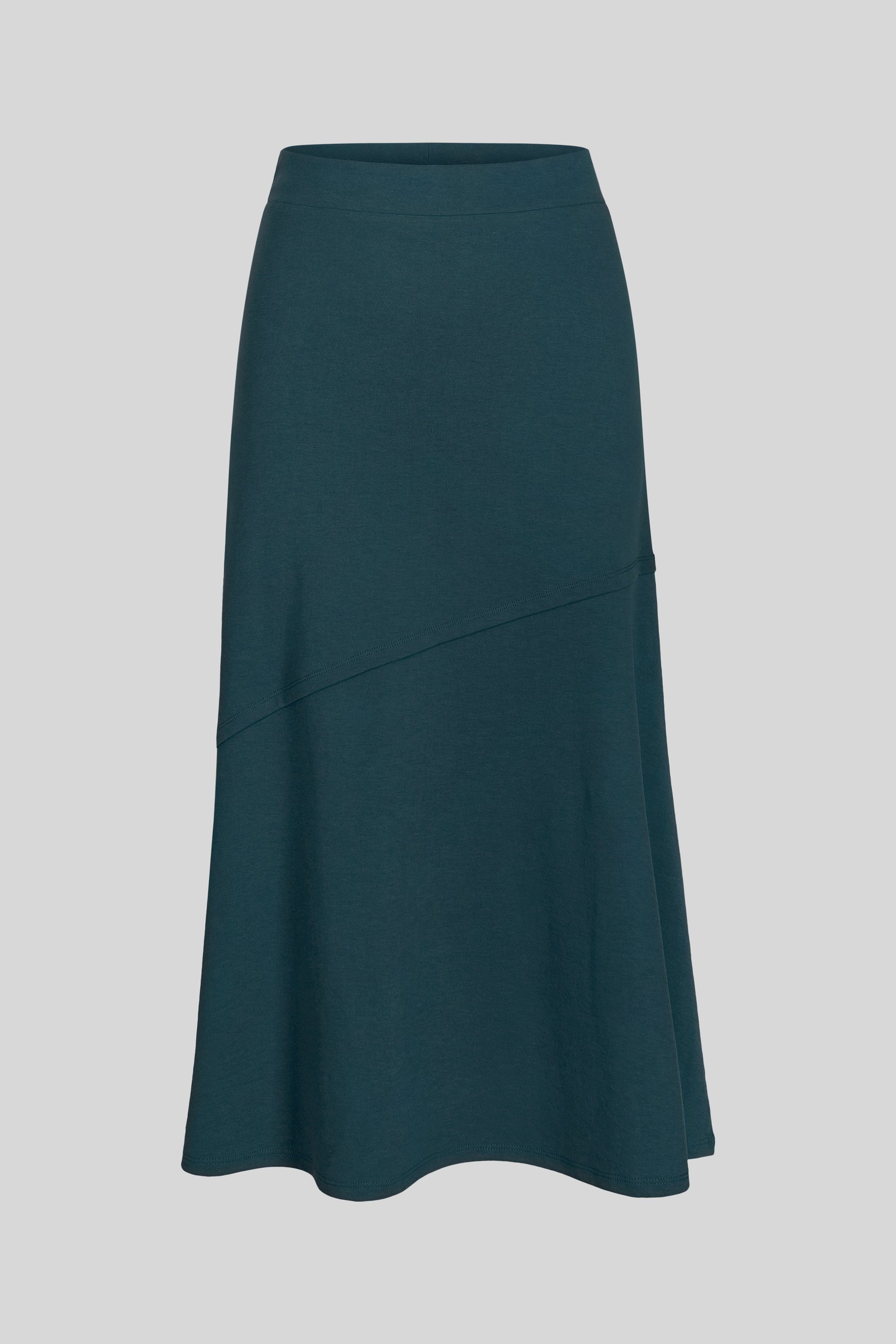 Classic Seam Detail Jersey Skirt