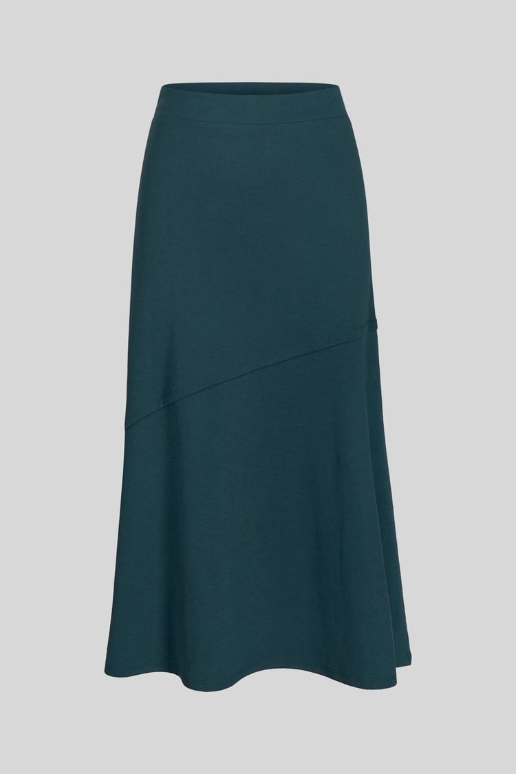 Classic Seam Detail Jersey Skirt