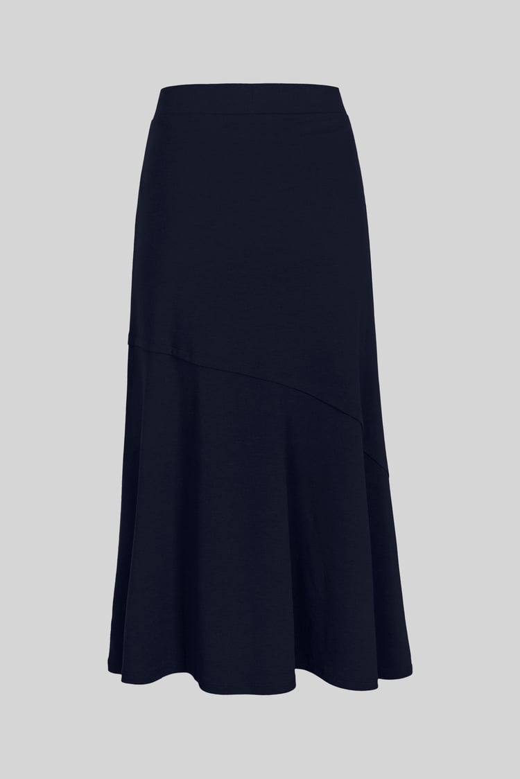 Classic Seam Detail Jersey Skirt