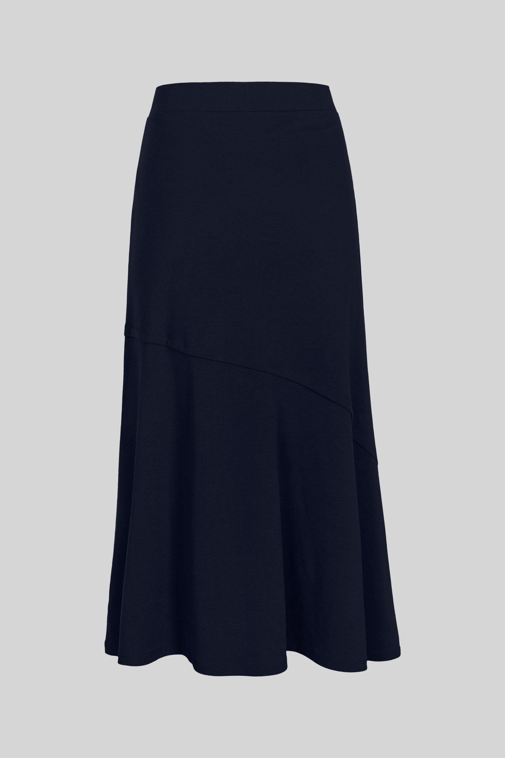 Classic Seam Detail Jersey Skirt