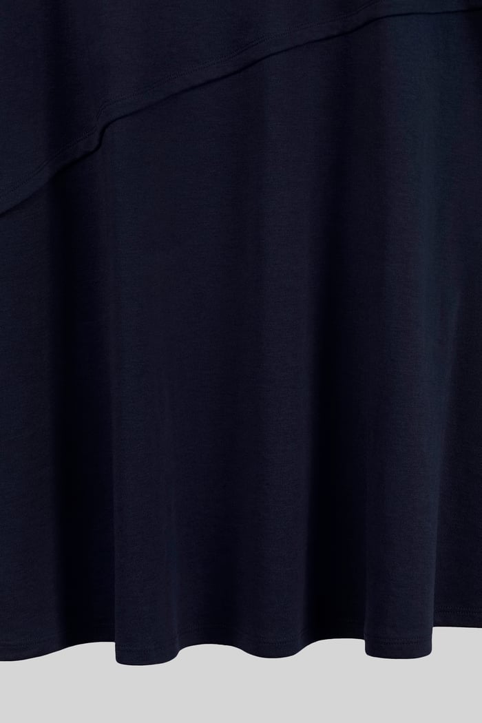 Classic Seam Detail Jersey Skirt