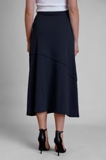 Classic Seam Detail Jersey Skirt