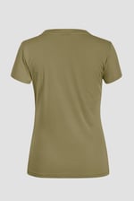 Lace-Up V Neck Short Sleeve Top