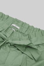 Paperbag Waist Cotton Shorts