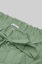 Paperbag Waist Cotton Shorts