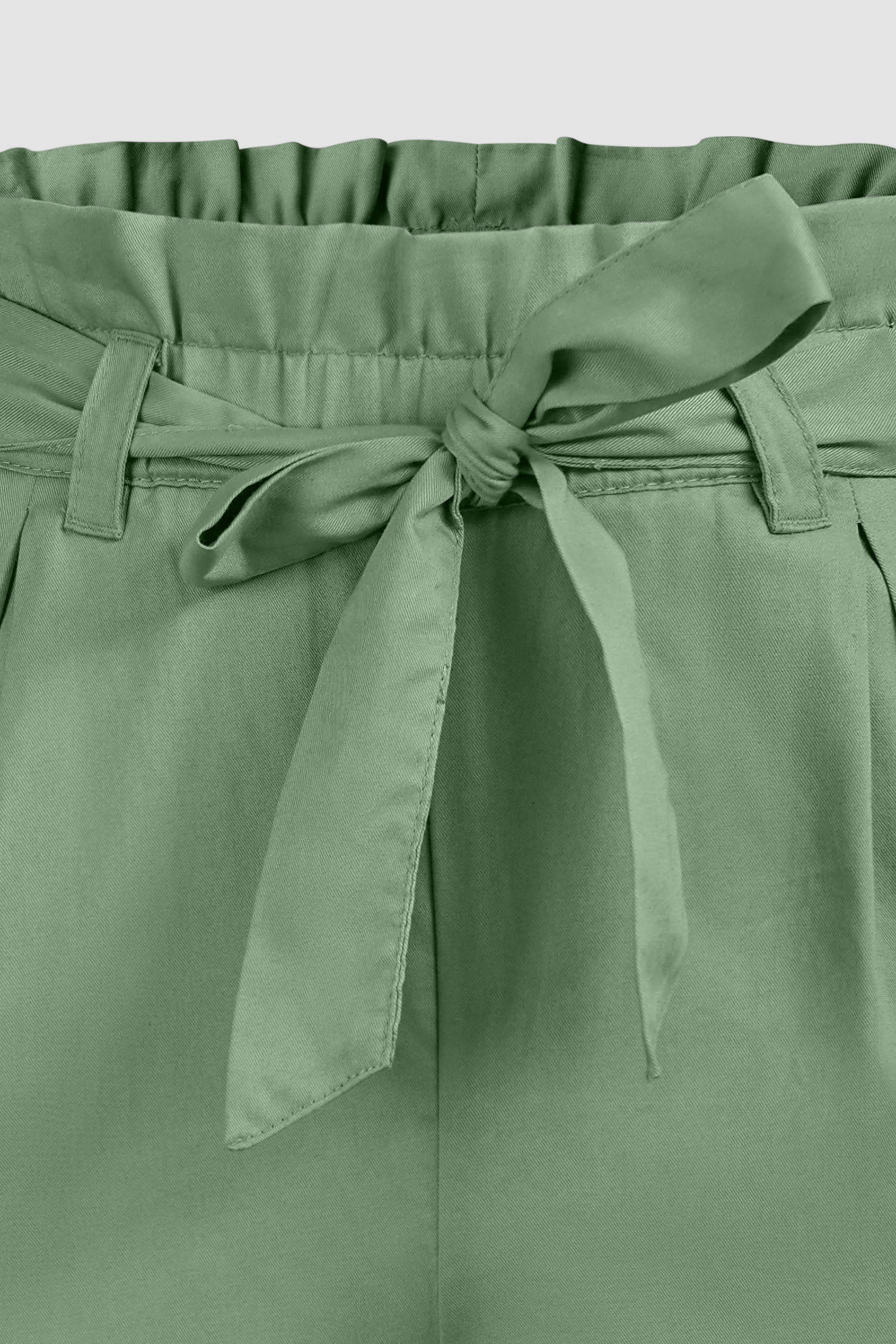 Paperbag Waist Cotton Shorts