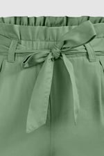 Paperbag Waist Cotton Shorts