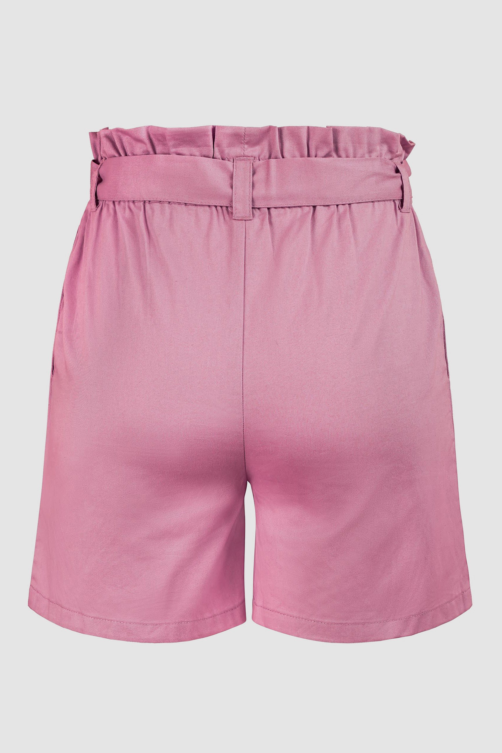 Paperbag Waist Cotton Shorts