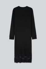 Lace Detail Long Sleeve Bodycon Dress