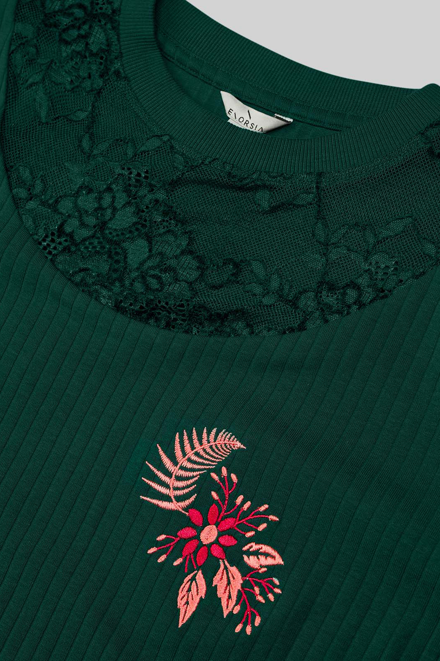 Lace Detail Long Sleeve Bodycon Dress